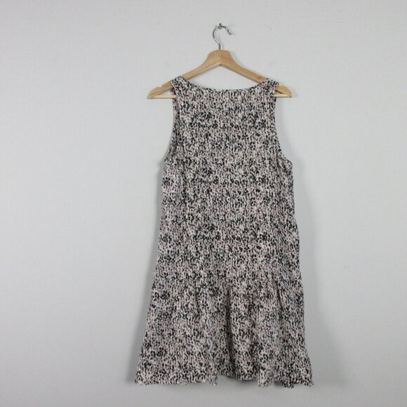 Club Monaco Mini Dress Sleeveless 6 Multicolor Fit & Flare Detachable Slip 148 - Picture 2 of 9